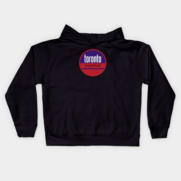 toronto raptors basketball Kids Hoodie by BVHstudio